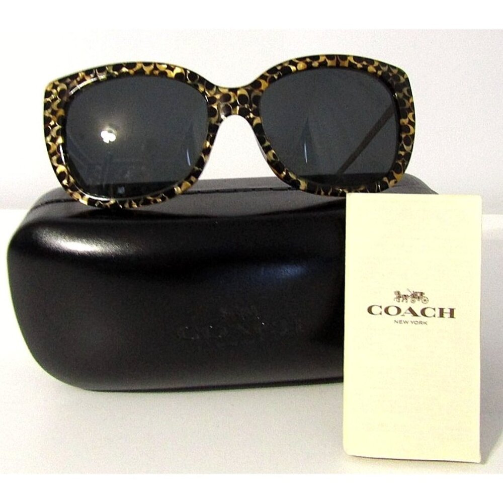 Coach Women's Sunglasses Spotty Tortoise Sig C HC8264F-551987(55)